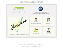 Tablet Screenshot of colclaretianoneiva.com
